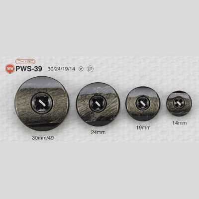 PWS39 Polyester Resin 4-hole Button