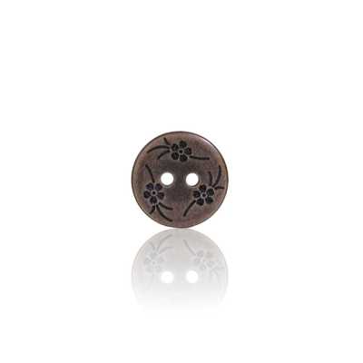 RVS6813 Polyester Resin 2-hole Button With Front Holes