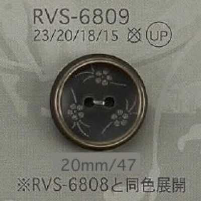 RVS6809 Polyester Resin 2-hole Button