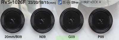 RVS1026F Polyester Resin 4-hole Button
