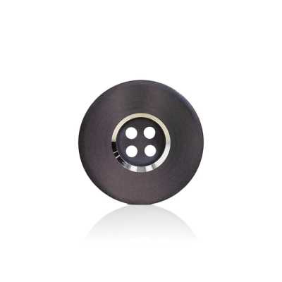 RVS1017F Polyester Resin/aluminum 4-hole Button