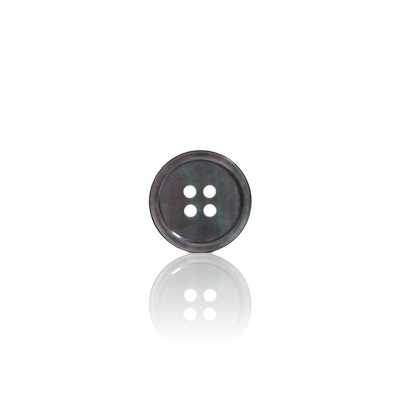 SB1042 Black Mother-of-pearl Shell 4-hole Button