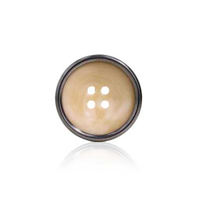 VC9787 Polyester Resin/brass 4-hole Front-hole Button