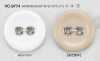 VC9774 Brass/Polyester Resin Two-Hole Button