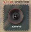 VT159 4-hole Sew-through Button Made Of Polyester Resin