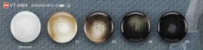 VT9989 Polyester Resin Tunnel Shank Button