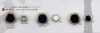 AY6265 Epoxy Resin/ABS Resin Half-ring Shank Button