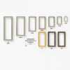KP9370N Die-cast Rectangle Ring