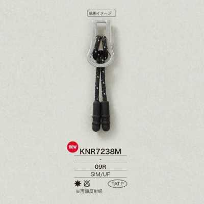 KNR7238M Mirable (Silicone)/polyester Resin Zipper Point