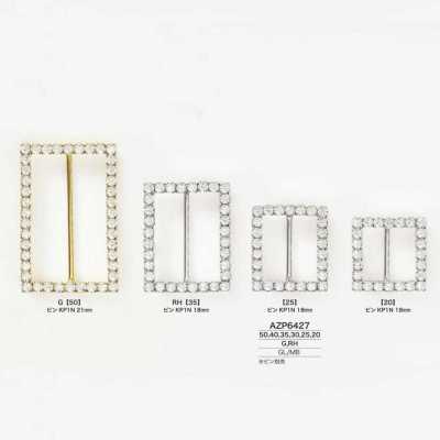AZP6427 Glass/Brass Buckle