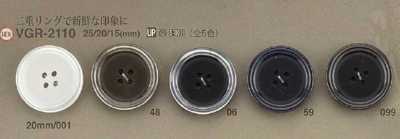 VGR2110 Polyester Resin 4-Hole Button
