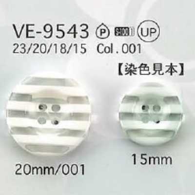 VE9543 Polyester Resin 4-hole Button