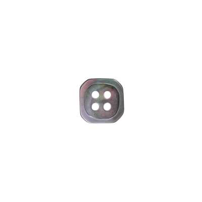 SB404 Black Mother-of-pearl 4-hole Button