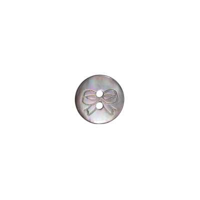 SB1002 Black Mother-of-pearl Shell Two-hole Button