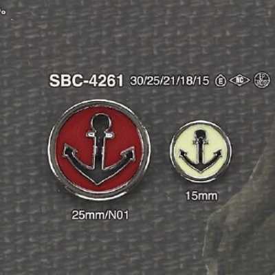 SBC4261 Epoxy Resin/High Metal Two-hole Button With Front Holes