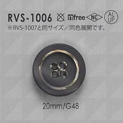 RVS1006 Aluminum/Polyester Resin 4-Hole Button