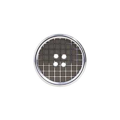 RVS1002 Aluminum/Polyester Resin 4-Hole Front-Hole Button