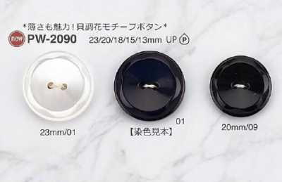 PW2090 Polyester Resin Two-hole Button