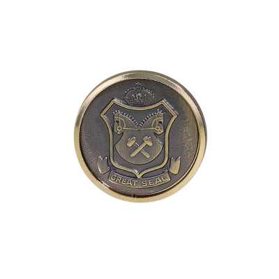 NO782 Other Buttons, Die-Cast/Brass