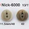 NICK6000 Urea Resin 2-Hole Button