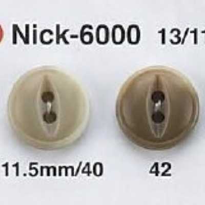 NICK6000 Urea Resin 2-Hole Button