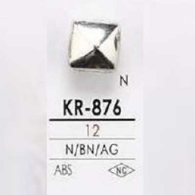 KR876 ABS Resin Square Half-ring Shank Button