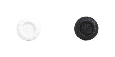 KR866 Acrylic Resin-made Tunnel Shank Button