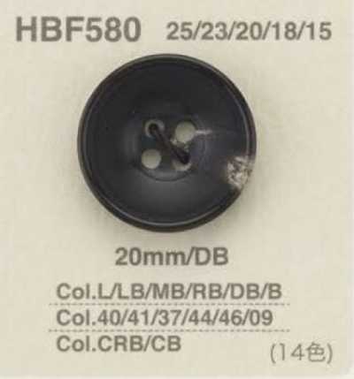 HBF580 4-hole Button Made Of Real Buffalo Horn