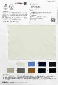 OA22226 Supima Cotton 80/1×80/1 Super High Density TWILL[Textile / Fabric] Oharayaseni Sub Photo