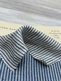 A-5113 100% Linen Striped[Textile / Fabric] ARINOBE Sub Photo