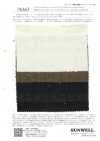 76363 Yarn-Dyed Cotton/Wool Back Brushed Herringbone Stripe