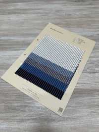 AN-9070 Cotton Uneven Thread Work Stripe[Textile / Fabric] ARINOBE CO., LTD. Sub Photo