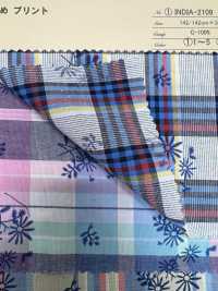 INDIA-2110 Yarn Dyed Print[Textile / Fabric] ARINOBE CO., LTD. Sub Photo