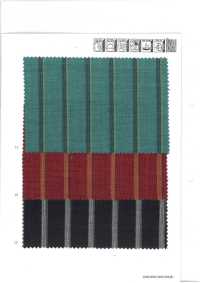 45077 Reflax Yarn-dyed Basket Stripe & Check[Textile / Fabric] SUNWELL Sub Photo