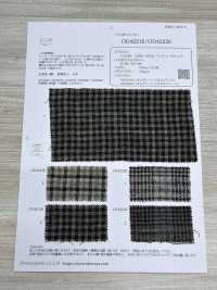 OD42226 CLASSIC LINEN WOOL ANTIQUE CHECK[Textile / Fabric] Oharayaseni Sub Photo