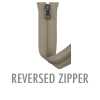 REVERSED-ZIPPER Zipper On The Inside