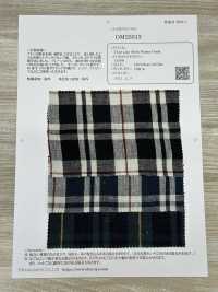 OM25313 TWIST LINEN Check Washer Finish[Textile / Fabric] Oharayaseni Sub Photo