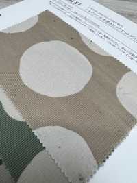 19181 Shirt Corduroy Hand-painted Big Dot Print[Textile / Fabric] SUNWELL Sub Photo