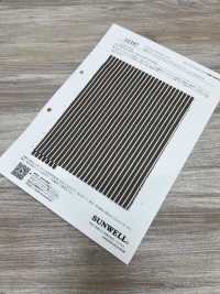 14397 100/2 Supima Cotton Clear Satin Pencil Stripe[Textile / Fabric] SUNWELL Sub Photo