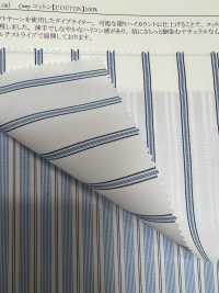 14403 60 Single- Thread Typewritter Cloth Blue Multi-stripe[Textile / Fabric] SUNWELL Sub Photo