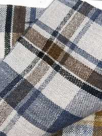 OM42269 TWIST LINEN Washer Finish Multi Check[Textile / Fabric] Oharayaseni Sub Photo