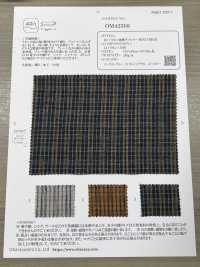 OM42308 40/1 Linen Strong Twist Washer Processing MINI CHECK[Textile / Fabric] Oharayaseni Sub Photo