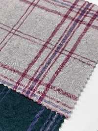 OM42309 40/1 Linen High Twist Washer Processing TARTAN[Textile / Fabric] Oharayaseni Sub Photo