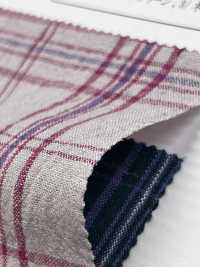 OM42309 40/1 Linen High Twist Washer Processing TARTAN[Textile / Fabric] Oharayaseni Sub Photo