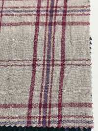 OM42309 40/1 Linen High Twist Washer Processing TARTAN[Textile / Fabric] Oharayaseni Sub Photo