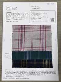 OM42309 40/1 Linen High Twist Washer Processing TARTAN[Textile / Fabric] Oharayaseni Sub Photo