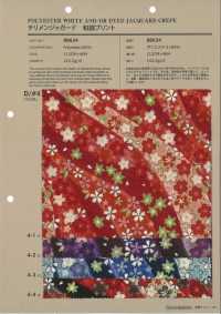 88634 Chirimen Jacquard Japanese Style Print[Textile / Fabric] VANCET Sub Photo