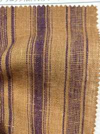 OM42314 40/1 Linen High Twist Washer Processing Ramdom Stripes[Textile / Fabric] Oharayaseni Sub Photo