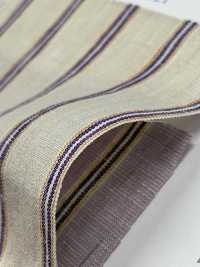 OM42315 40/1×60/1 Linen High Twist Washer Finish Trad Stripes[Textile / Fabric] Oharayaseni Sub Photo