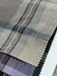 OM43604 60/1 Linen Relaxy Check[Textile / Fabric] Oharayaseni Sub Photo